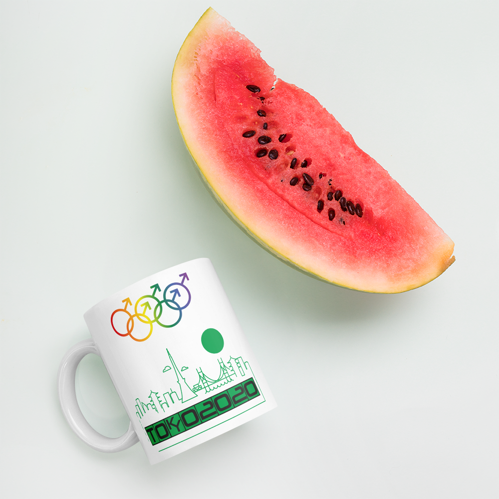 Tribe of the Union Rings Male Gender Identity Green Skyline Big 'O' Games 11oz./15oz. Coffee Mug
