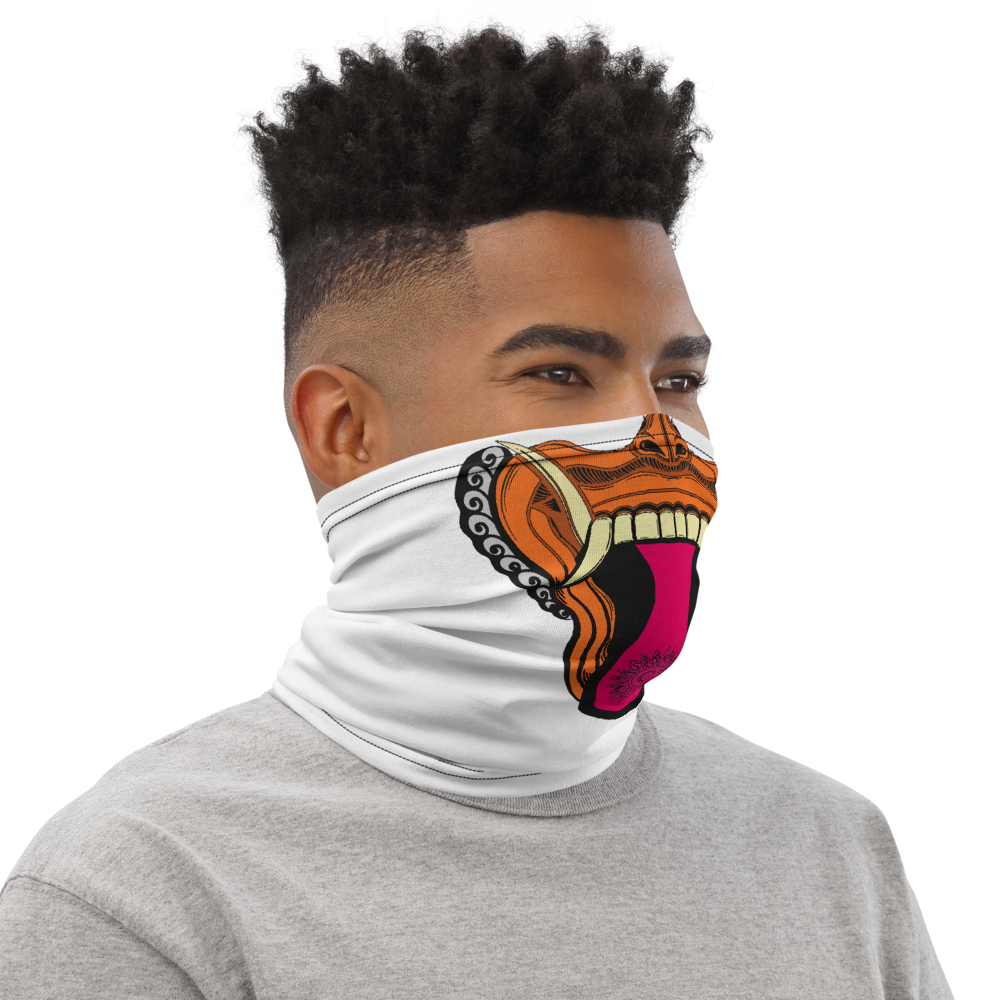 He Who Laughs Last!! Neck Gaiter