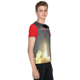 Kennedy Space Center Shuttle Lift-off Spaceport Florida USA Youth's All-Over T-Shirt