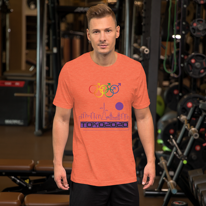 Tribe of the Union Rings Male Gender Identity Purple Skyline Big 'O' Games Short-sleeve Unisex T-shirt