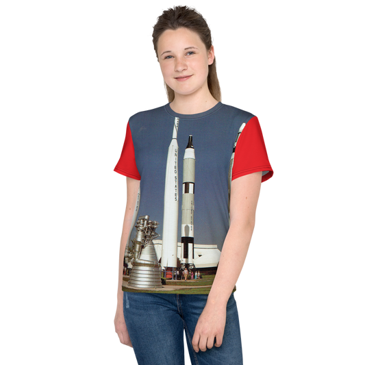 Kennedy Space Center Rocket Garden Spaceport Florida USA Youth's All-Over T-Shirt