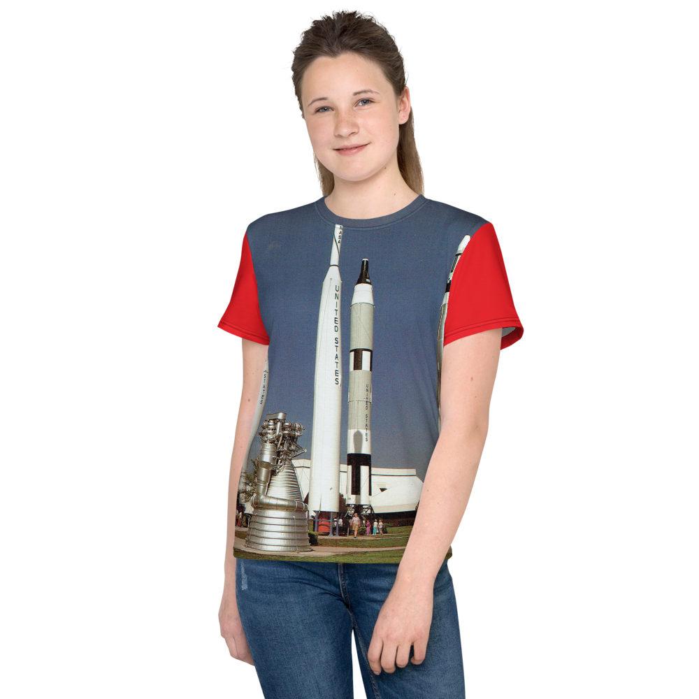 Kennedy Space Center Rocket Garden Spaceport Florida USA Youth's All-Over T-Shirt