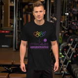 Tribe of the Union Rings Male Gender Identity Purple Skyline Big 'O' Games Short-sleeve Unisex T-shirt