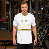 Tribe of the Union Rings Male Gender Identity Yellow Skyline Big 'O' Games Short-sleeve Unisex T-shirt