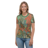 Phoenix Bird - Phoenix Sky Harbor Municipal Airport Terminal Mural Women's All-Over T-shirt
