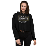 The Quarantine Grille Crop Hoodie