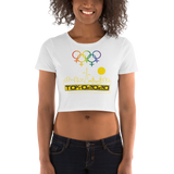 Tribe of the Union Rings Female Gender Identity Yellow Skyline Big 'O' Games Women’s Crop Tee