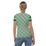 Michigan State Spartan Football Women's All-Over T-shirt Design