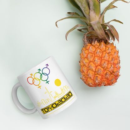 Tribe of the Union Rings Mixed Gender Identity Yellow Skyline Big 'O' Games 11oz./15oz. Coffee Mug
