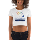 Tribe of the Union Rings Female Gender Identity Blue Skyline Big 'O' Games Women’s Crop Tee