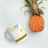 Tribe of the Union Rings Male Gender Identity Yellow Skyline Big 'O' Games 11oz./15oz. Coffee Mug
