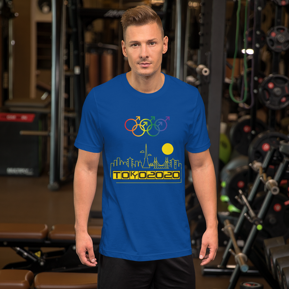 Tribe of the Union Rings Male Gender Identity Yellow Skyline Big 'O' Games Short-sleeve Unisex T-shirt