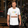 Tribe of the Union Rings Male Gender Identity Orange Skyline Big 'O' Games Short-sleeve Unisex T-shirt