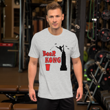 Beer Kong Pub Crawl and Bar-themed Lighter Colors Short-Sleeve Unisex T-Shirt