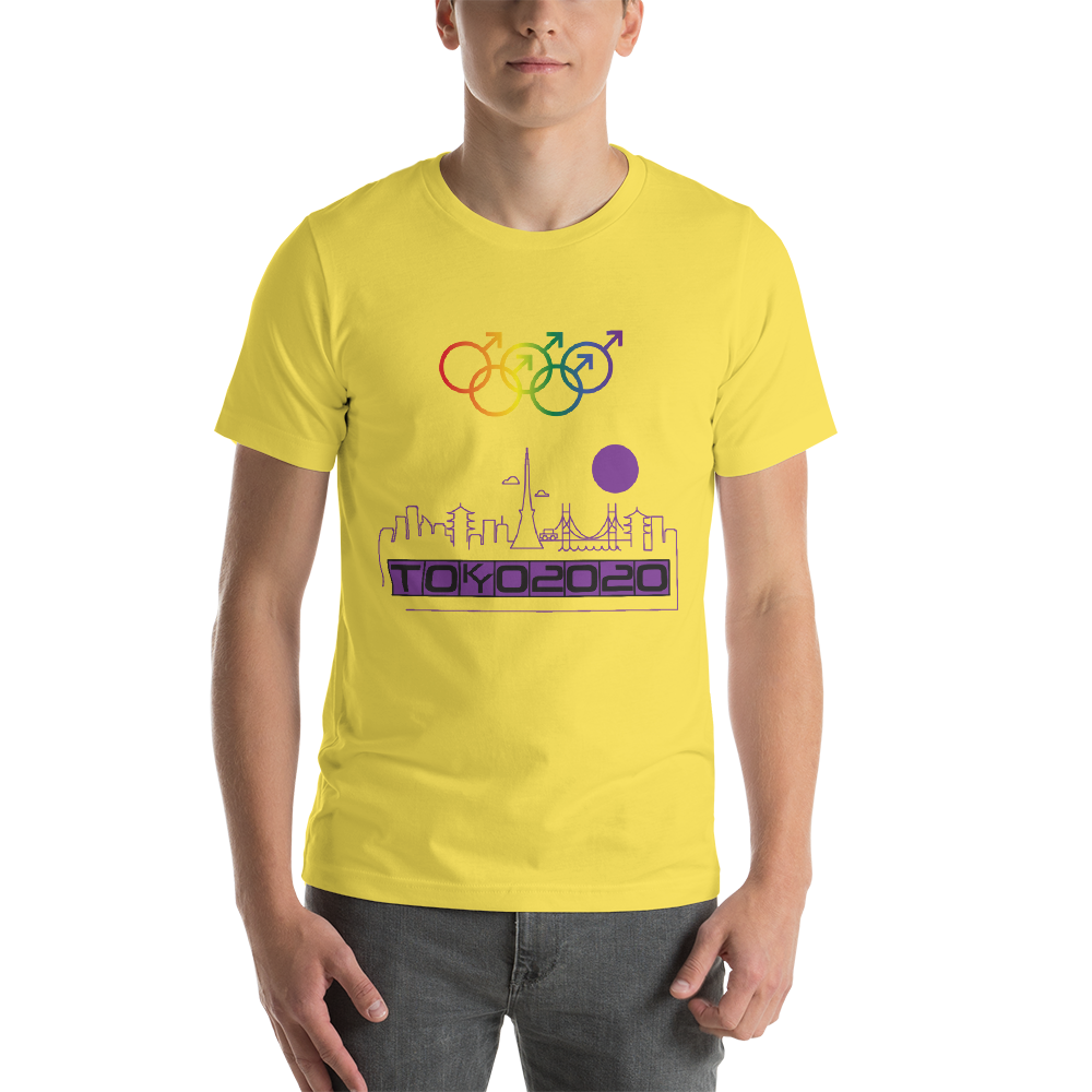 Tribe of the Union Rings Male Gender Identity Purple Skyline Big 'O' Games Short-sleeve Unisex T-shirt