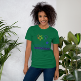 Tribe of the Union Rings Female Gender Identity Blue Skyline Big 'O' Games Short-Sleeve Unisex T-Shirt
