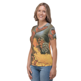 Butterflies - Photo of Two Fritillaries on a Women's All-Over T-shirt