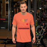 Tribe of the Union Rings Male Gender Identity Red Skyline Big 'O' Games Short-sleeve Unisex T-shirt