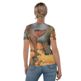 Butterflies - Photo of Two Fritillaries on a Women's All-Over T-shirt