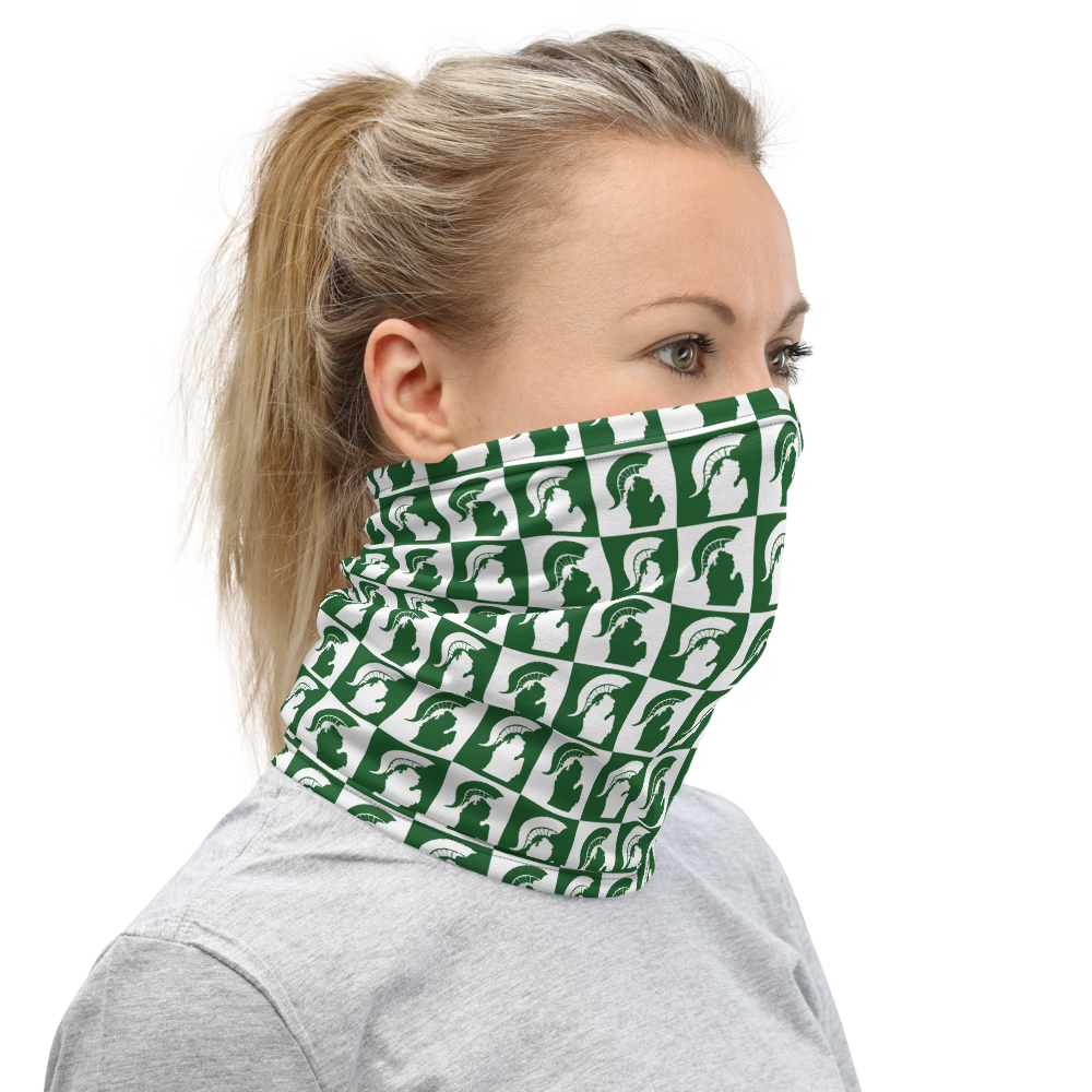 Michigan State Spartan Football Neck Gaiter