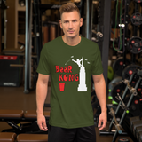 Beer Kong Pub Crawl and Bar-themed Darker Colors Short-Sleeve Unisex T-Shirt