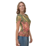 Butterflies - Photo of Two Swallowtails on a Women's All-Over T-shirt