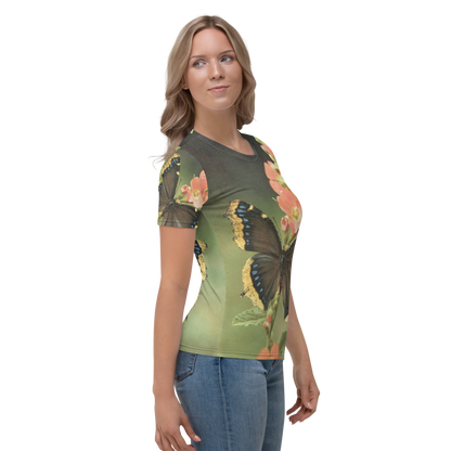 Butterflies - Photo of a Mourning Cloak on a Women's All-Over T-shirt