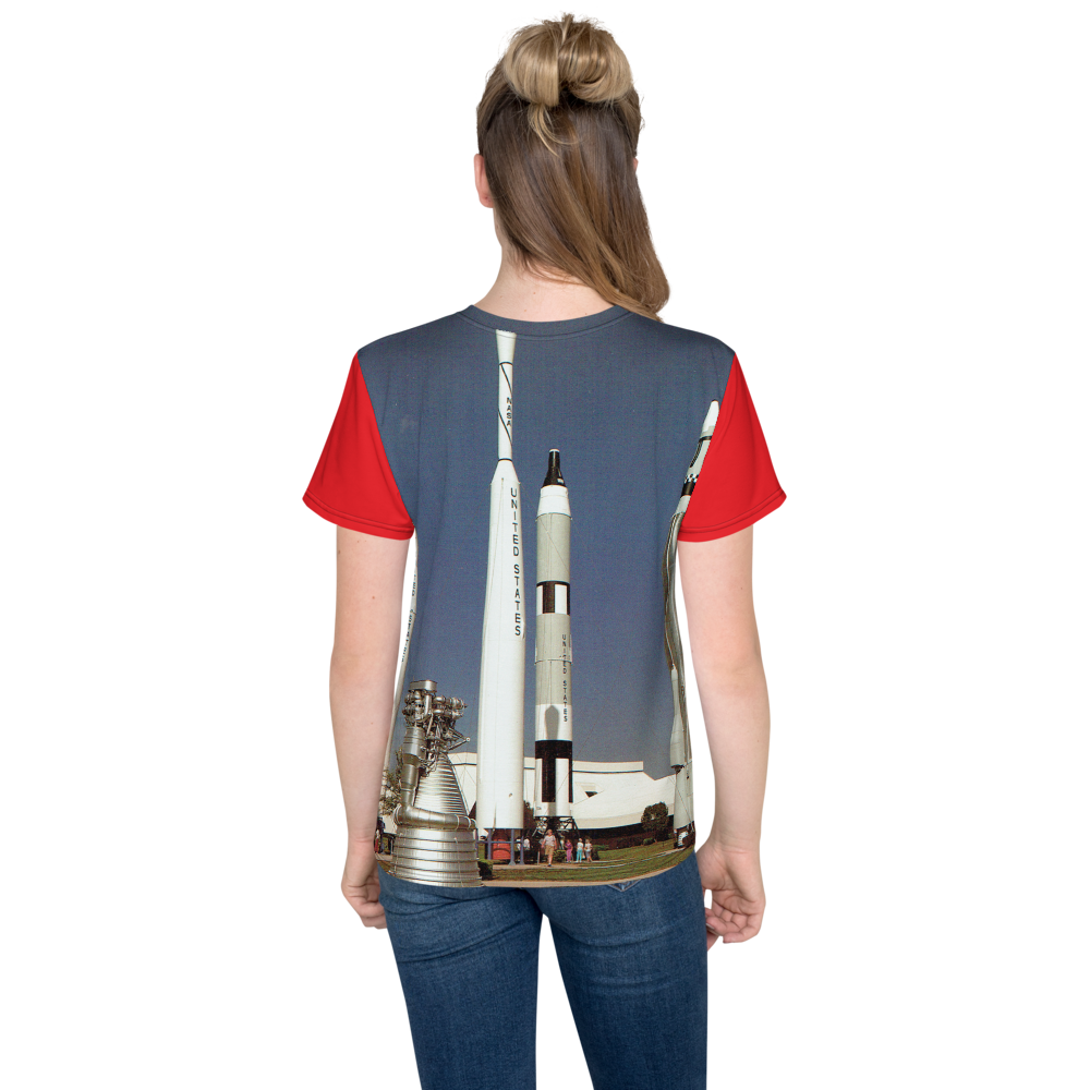 Kennedy Space Center Rocket Garden Spaceport Florida USA Youth's All-Over T-Shirt