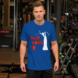 Beer Kong Pub Crawl and Bar-themed Darker Colors Short-Sleeve Unisex T-Shirt