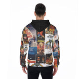 SciFi Movies Collage-V1 All-Over Print Men's Pullover Hoodie